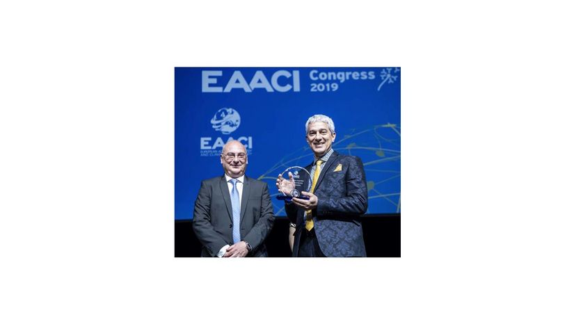 Βράβευση Καθηγητή κ. Νίκου Παπαδόπουλου από την Ευρωπαϊκή Ακαδημία Αλλεργιολογίας και Κλινικής Ανοσολογίας με το βραβείο Charles Blackley Award 2019